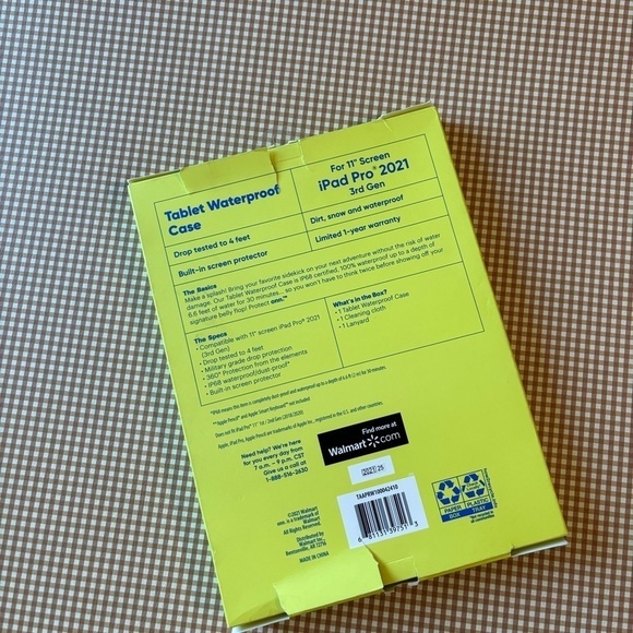 Protect onn Waterproof Tablet Case for iPad Pro 2021 3rd Gen 11" Screen. NEW - Picture 8 of 9